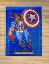 2024 Marvel Masterpieces '92 Platinum - Blue Traxx - Major Victory #48