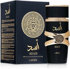 Lataffa Men's Cologne Asad EDP Spray, 3.4 oz (100 Ml)