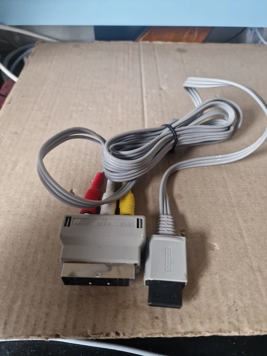 Cable Audio/Vidéo AV RCA TV Moniteur Nintendo Wii