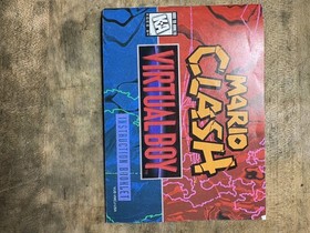 Mario Clash COMPLETE Nice Nintendo Box Manual Inserts Game Virtual Boy