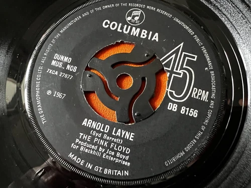 Pink Floyd Arnold Layne 1967 UK 1st Press 7" Single Columbia Records Vinyl EX