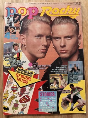 pop Rocky 22 1989 Dolph Lundgren CC Catch Bros Robin Beck BROS David Hasselhoff