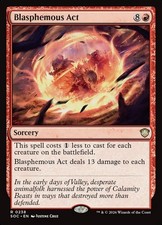 Blasphemous Act 238 NM Secrets of Strixhaven Commander MTG PA