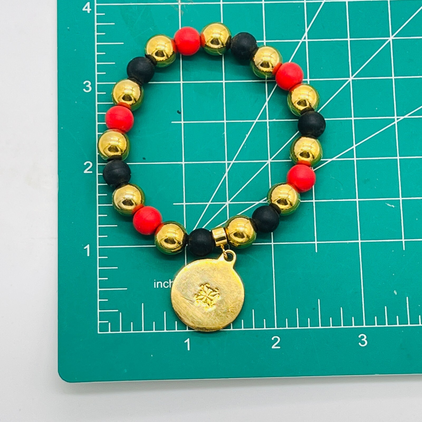 Rustic Cuff Oreo Cookie Logo Dangle Red Black Gol… - image 11