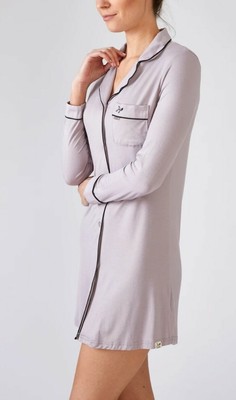Bamboo Nightshirt Uk 8 Oyster #Box 