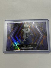 PUKA NACUA 2023 PHOENIX FOOTBALL FIRE FORGED /125 PURPLE PRIZM RAMS