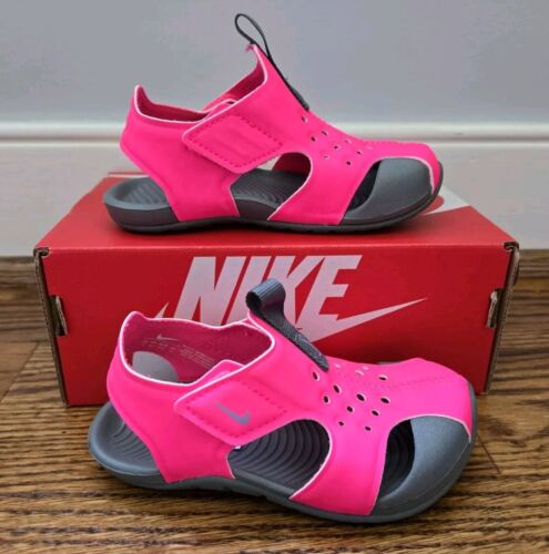 Nike Sunray Protect 2 Sandals Toddler Girls' 7c Hyper Pink/Fuchsia Glow NIB