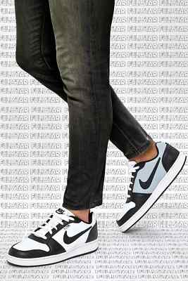Nike Ebernon Low Prm weiß schwarz grau Herren Sneaker Schuhe UK 8_9_9,5_10_11_12