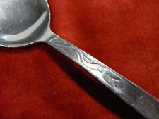 1 Soup Spoon Amefa Tulip Time Stainless Steel Flatware 7 1/2" Holland