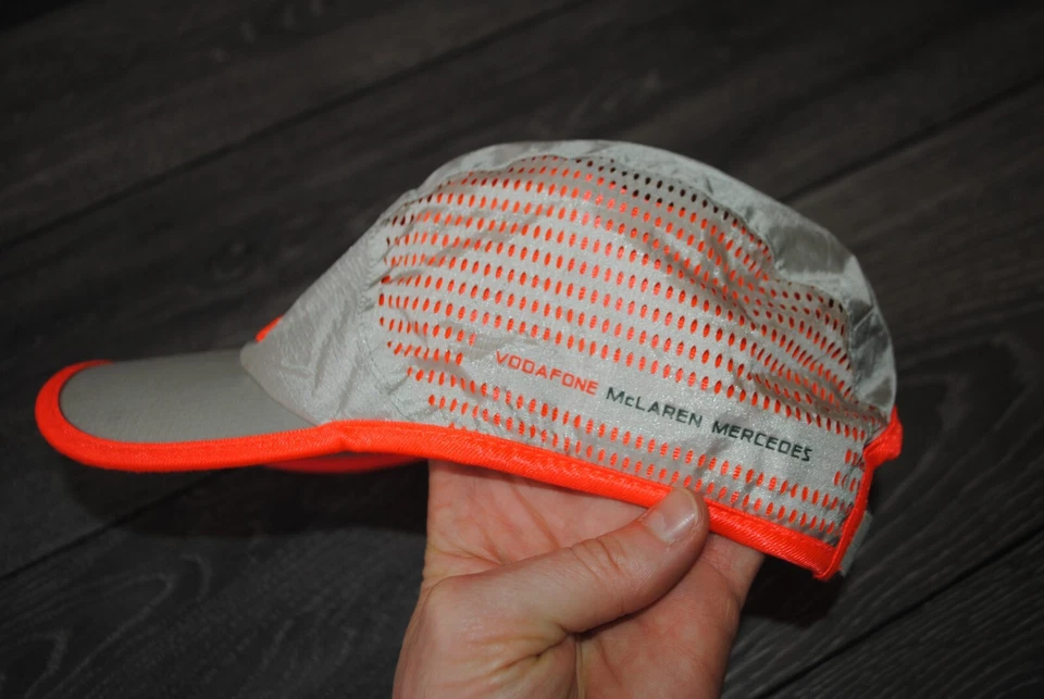MCLAREN MERCEDES BENZ TEAM FERNANDO ALONSO VODAFONE GRAY BASEBALL HAT CAP MEN - Image 3 of 4