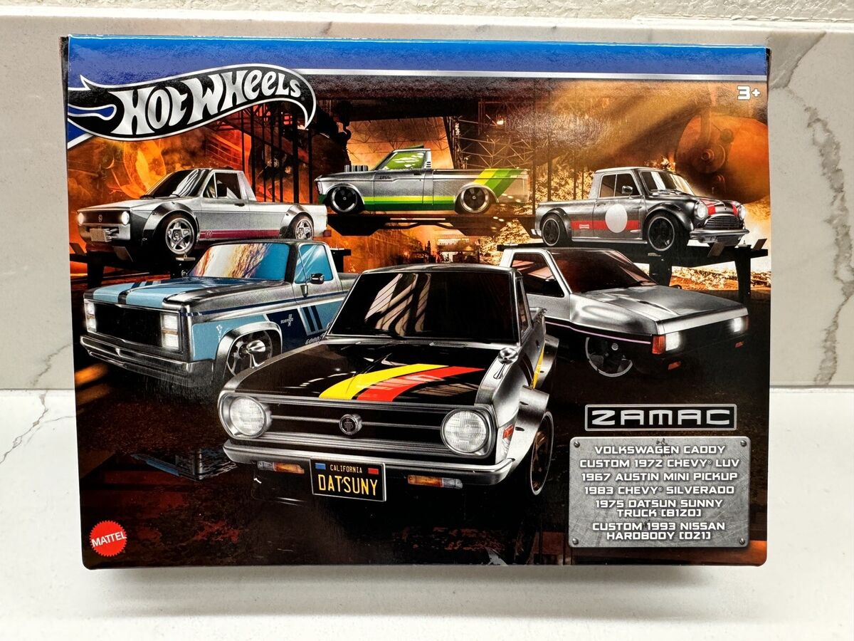 Hot Wheels Zamac Box Set Legends Tour Silverado, Hardbody, Datsun Truck 2024 Hot Wheels Zamac Box Set Legends Tour Silverado, Hardbody, Datsun Truck 2024
