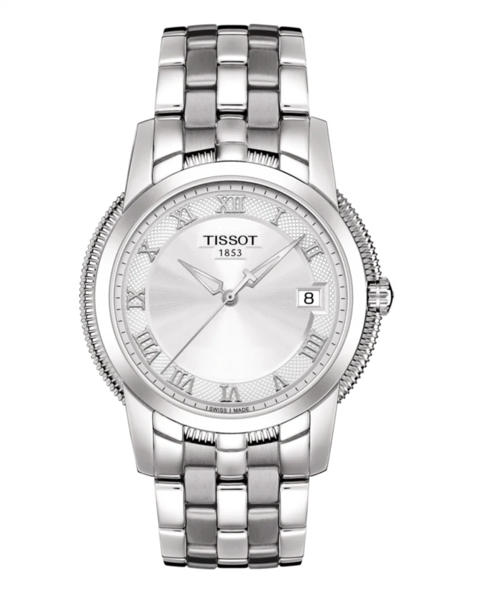 T031.410.11.033.00 Tissot Ballade III Quartz Silver Dial Mens Watch