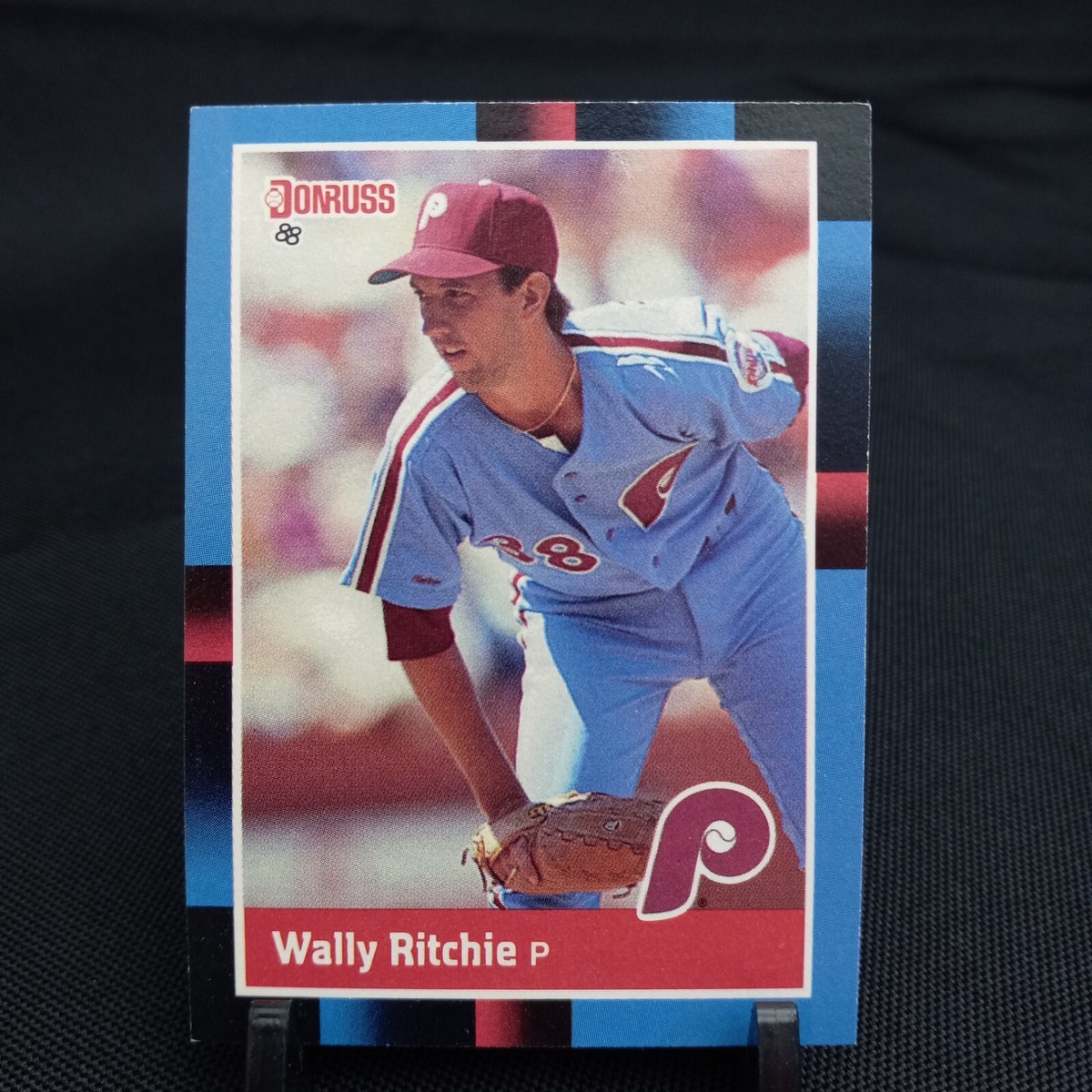 1988 Leaf Donruss Wally Ritchie #555 Philadelphia Phillies