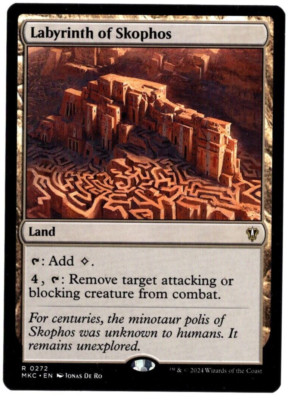 Labyrinth of the Skophos 0272 Non Foil Rare Murders at Karlov Manor MTG NM