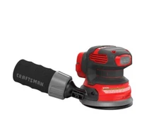 CRAFTSMAN V20 Random Orbit Sander, Dust Collector & Sandpaper CMCW220 *Tool Only