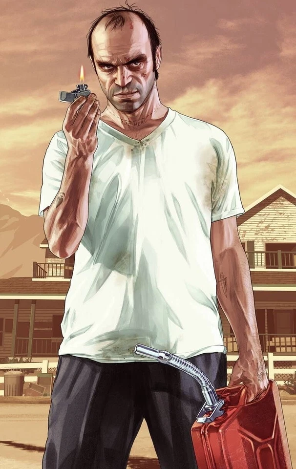 * TREVOR * GTA 5 Video Gaming Image, Multiple sized Poster / Prints