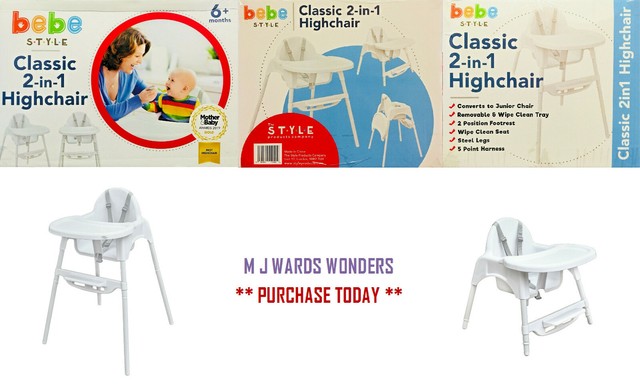 Booster Seats Bebe Style Classic 2 In 1 Highchair Baby Products