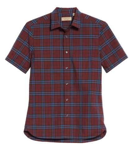 Burberry Brit Men's Red Modern Fit Polo Shirt Tee Sz XX TTG Burberry Brit Men's Red Modern Fit Polo Shirt Tee Sz XX TTG
