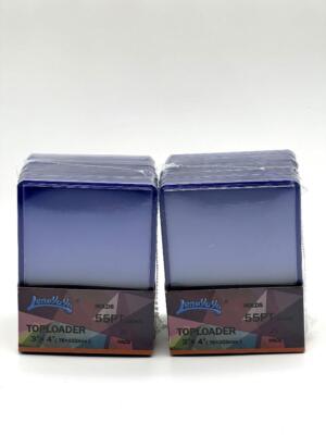 100 Count 3" X 4" Super Thick (75pt) Toploader Card Holders + 100 Inner Sleeves