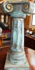 PRACHT PRUNK SÄULE EDEL HOLZ KERZEN BODEN STÄNDER antik Gotik Barock Rokoko?