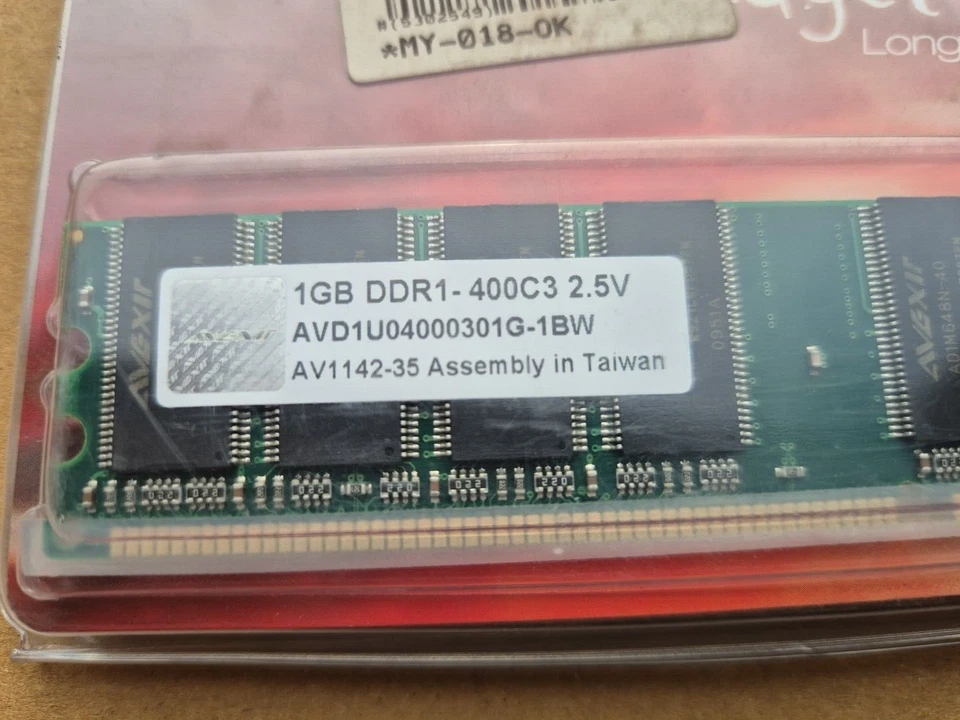 Avexir 1GB DDR1 RAM - Single Channel - Image 2 of 4