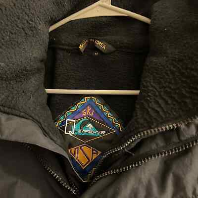 Vintage 90s Quiksilver Jacket Abstract Colorful Ski Snow Vintage 90s Quiksilver Jacket Abstract Colorful Ski Snow