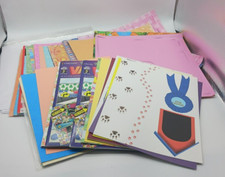 Lot of Misc 8 1/2 x 11  12 x 12 Scrapbook Paper Junk Journal Crafting