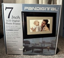 Pandigital LCD 7-inch Digital Photo Frame Black 128 MB PAN70-0