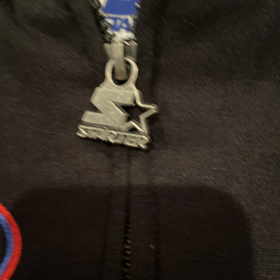 Starter GII Sports MLB Chicago Cubs Winter Jacket Sz M LS75B155 Black Men’s NWT - Image 3 of 4