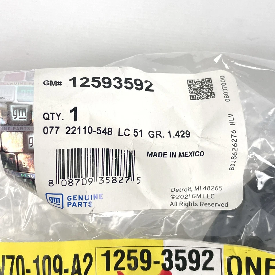 NUEVA Junta de cárter de aceite original GM 12593592 Silverado Savana Express 1500 4,3 L Foto 4 de 4