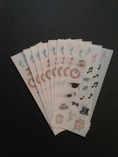 Creative Memories Lot of Eight Studio Stickers 2" x 5" Tiny Feet