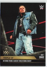 2020 Topps - Triple H 25th Anniversary - HHH Returns From Injury - #13