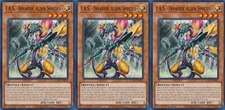 3x I.A.S. -Invasive Alien Species- | AGOV-EN023 | Common | 1st Ed | NM | YuGiOh