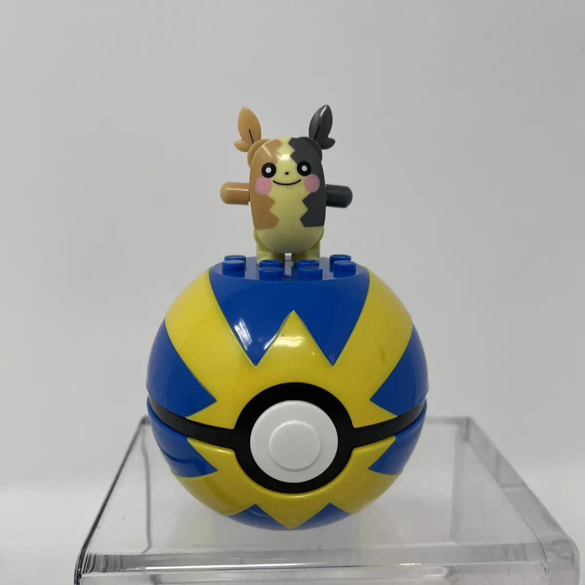 Mega Bloks POKEMON Construx Blue POKEBALL MORPEKO Full Belly