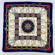 Vintage Celine Handkerchief Neckerchief Bandana Pocket Square