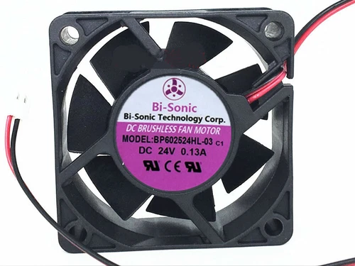 Große Luftmenge leise Kühlgebläse BP602524HL-03 24V 0,13A 60*60*25mm - Afbeelding 1 van 1