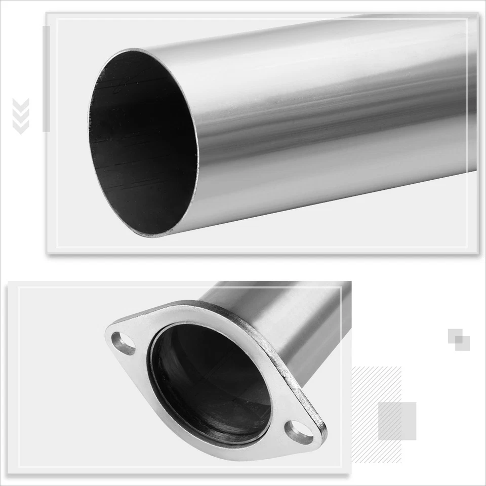 For 00-06 Suburban/Yukon XL 1500 V8 3" Outlet Aluminized Catback Muffler Exhaust - Image 4 of 4