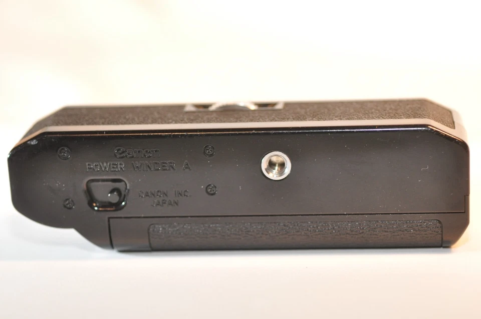 Bobinadora eléctrica Canon A FUNCIONA para cámara de película A1 AE-1 Program AT-`1 35mm Foto 4 de 4