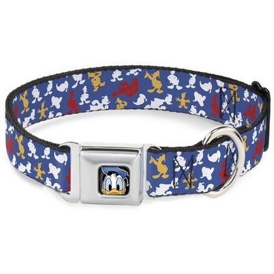 Dog Collar DYMG-Donald Duck Face CLOSE-UP Full Color Donald Duck Face/Poses Scat