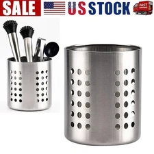 Stainless Steel Cutlery Stand Home Kitchen Sink Storage Drainer Utensil Holder