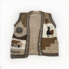 Western Kids Handmade Brown Cottagecore Vest Measurements In The Description 