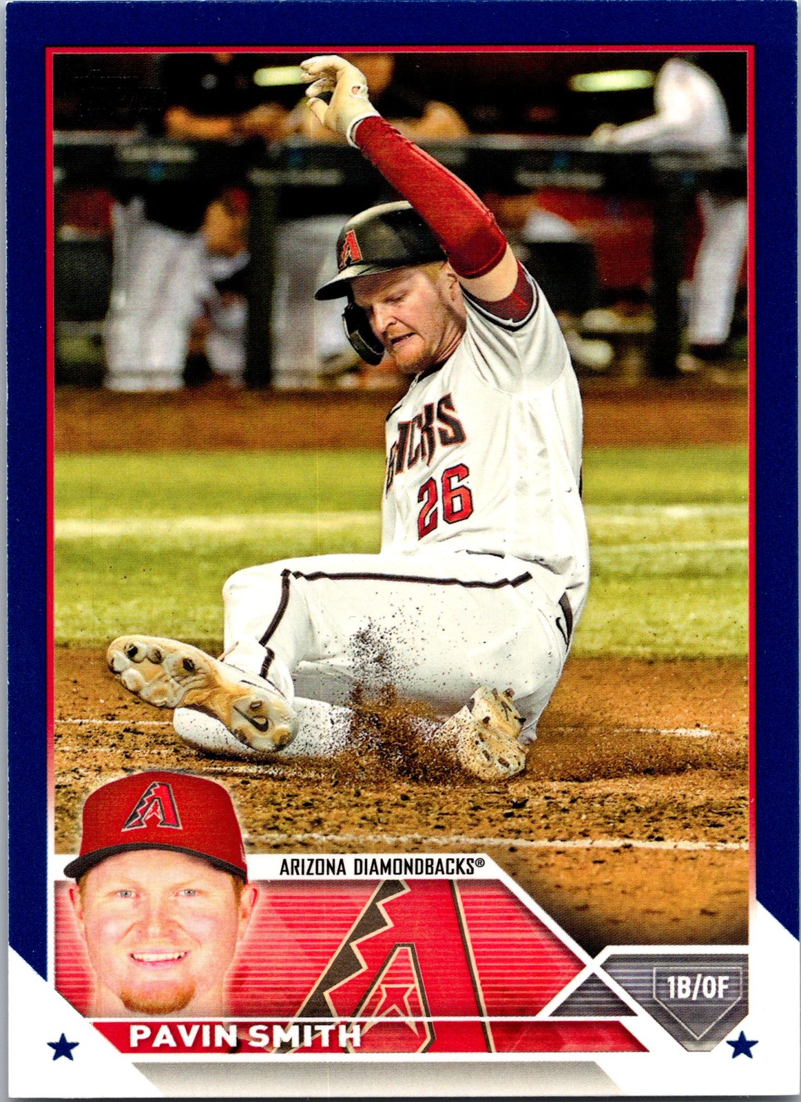2023 Topps #312 Pavin Smith Royal Blue