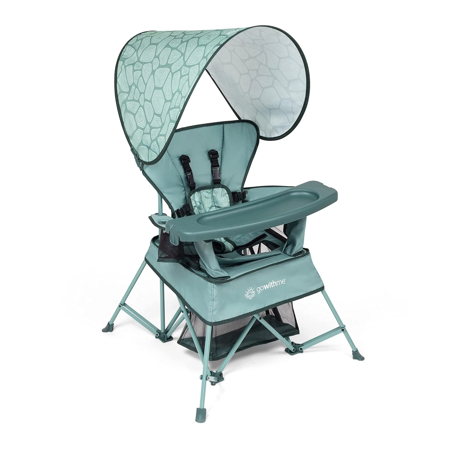 Go with Me Venture Portable Chair | Indoor & Outdoor |Sun Canopy |3 Child Stages