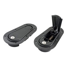 Aerocatch 125-2100 Below Panel Flush Locking Hood Latch And Pin Kit - Black