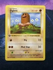 Pokemon Diglett 47/102 1st Edition Shadowless Base Set Card Unplayed Near Mint