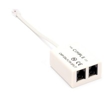 DSL Phone Line Filter - 1 Pack - Reduce Digital Noise with Splitter