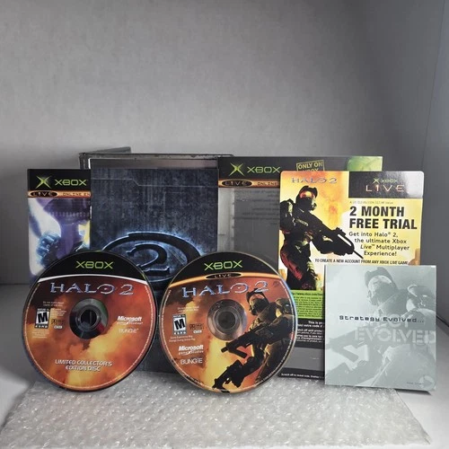 Halo 2 Limited Collector’s Edition Microsoft Xbox 2004 Complete CIB Tested OEM