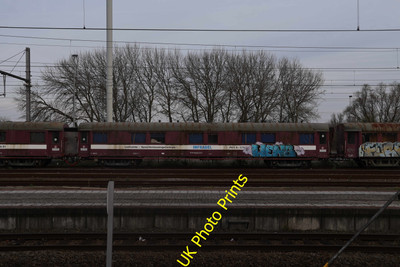 Foto SNCB Belgische Eisenbahn 12x8 Infrabel Technikwagen bei Vilvoorde um 2023 3