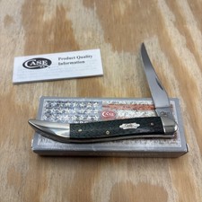 Case XX 2019 Green Zebra Wood 710094 Medium Texas Toothpick Knife MIB