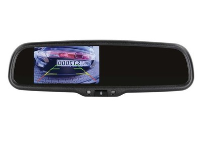 ACV 4.3 Zoll Spiegelmonitor Bluetooth Freisprechfunktion A2DP 2 Video Eingänge 7
